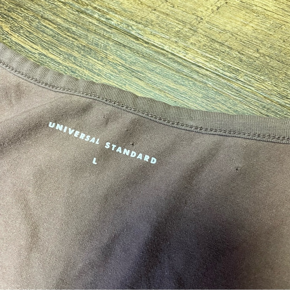 Universal Standard Iconic Geneva Tank Dress Maxi Lagenlook Women’s Large Brown - Picture 4 of 11